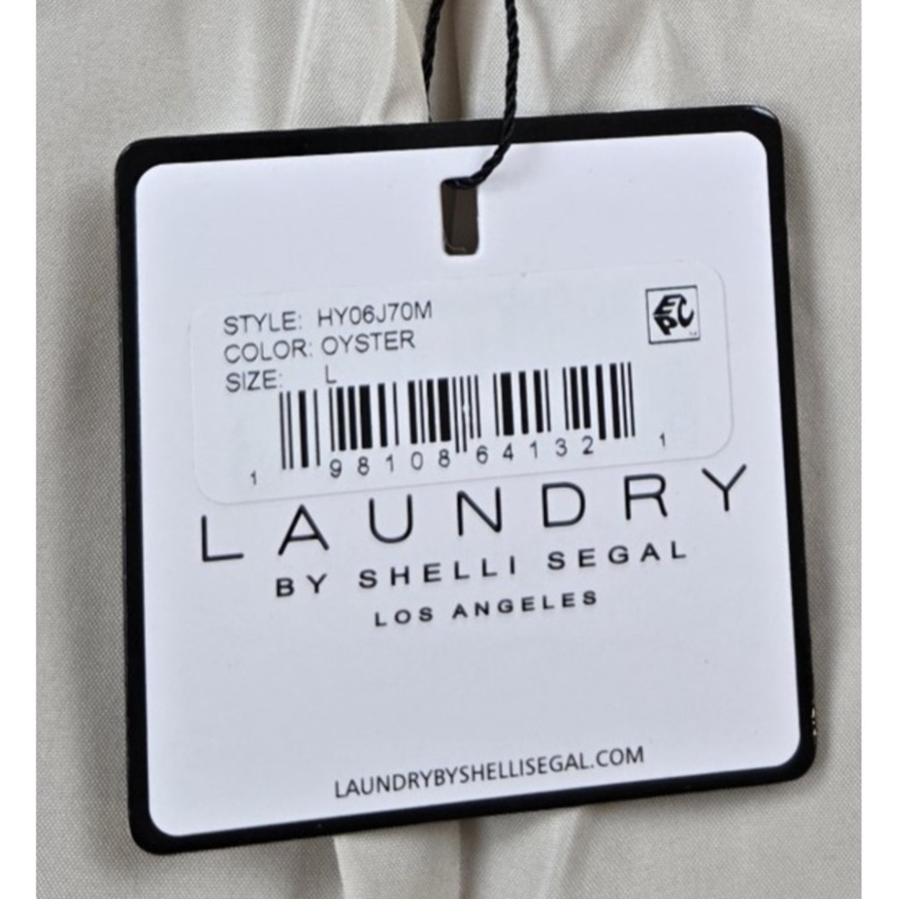 NWT Laundry Shelli Segal Women's Shrug Faux Fur Lined Bolero Formal Cover‎ Large - Picture 11 of 13